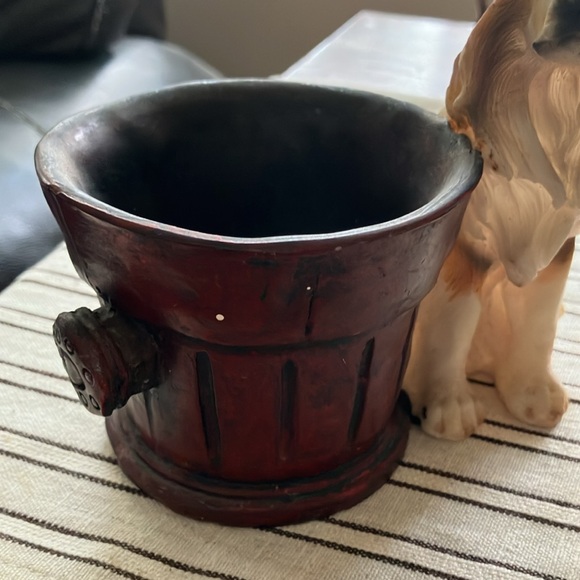Vintage Collie resin Figurine planter or treat holder. - Picture 4 of 12